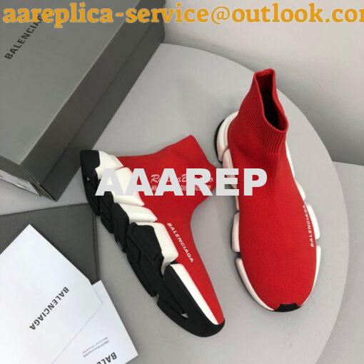 Replica Balenciaga Speed 2.0 Sneaker 617196 Red 3