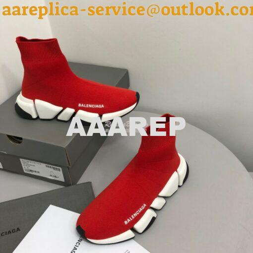 Replica Balenciaga Speed 2.0 Sneaker 617196 Red 7