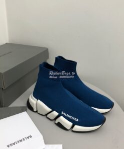 Replica Balenciaga Speed 2.0 Sneaker 617196 Blue 2