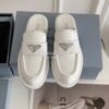 Replica Prada Brushed Leather Mules 1D652M Black 10 Replica Prada Brushed Leather Mules 1D652M Black 10