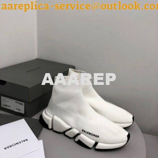 Replica Balenciaga Speed 2.0 Sneaker 617196 White