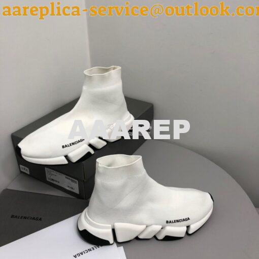 Replica Balenciaga Speed 2.0 Sneaker 617196 White 3