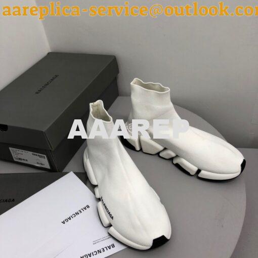 Replica Balenciaga Speed 2.0 Sneaker 617196 White 4