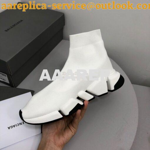 Replica Balenciaga Speed 2.0 Sneaker 617196 White 5