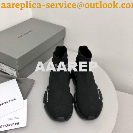 Replica Balenciaga Speed 2.0 Sneaker 617196 Black 2