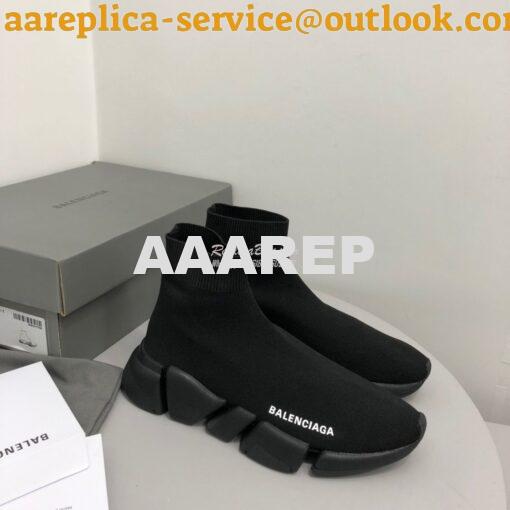 Replica Balenciaga Speed 2.0 Sneaker 617196 Black 3