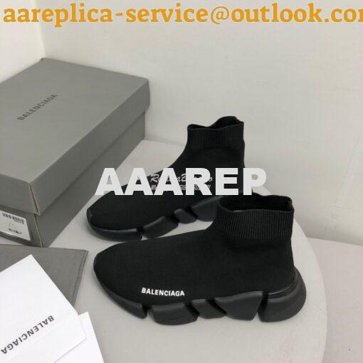 Replica Balenciaga Speed 2.0 Sneaker 617196 Black 4