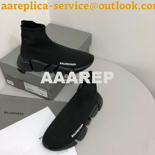 Replica Balenciaga Speed 2.0 Sneaker 617196 Black 7