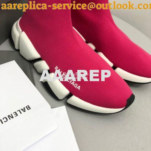 Replica Balenciaga Speed 2.0 Sneaker 617196 Pink 6