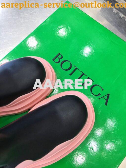 Replica Bottega Veneta BV Tire Boots 630297 Black Pink 6