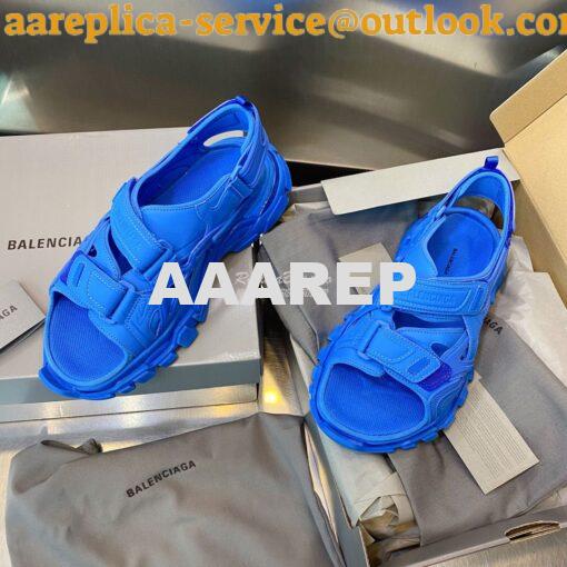 Replica Balenciaga Track Sandals 617542 Blue 4