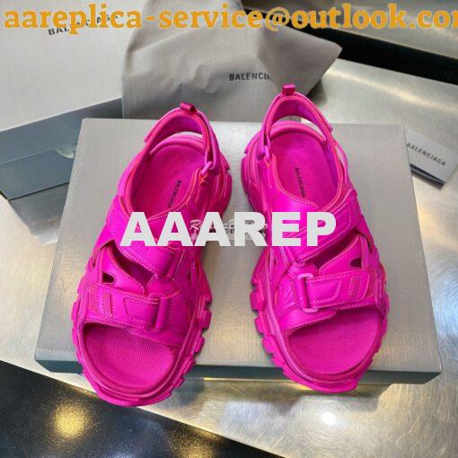 Replica Balenciaga Track Sandals 617542 Pink 3