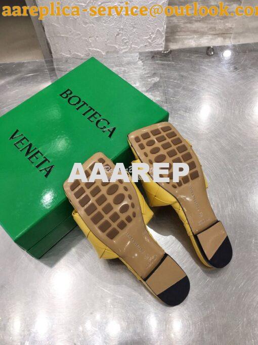 Replica Bottega Veneta BV Lido Flat Sandals 608853 Yellow 7