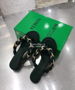 Replica Bottega Veneta BV Dot Sandals 659002 Green 2