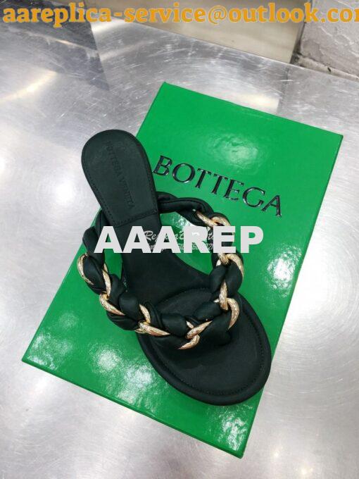 Replica Bottega Veneta BV Dot Sandals 659002 Green 3