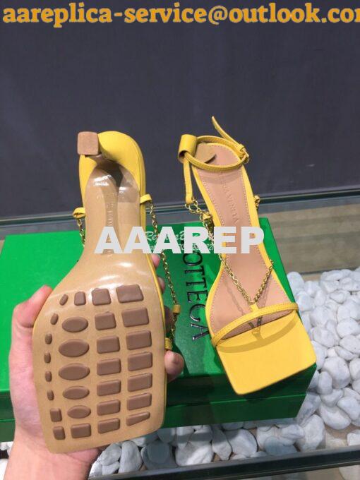 Replica Bottega Veneta BV Ankle Strap Stretch Sandals With Chain 65138 6