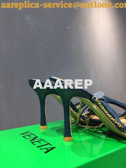 Replica Bottega Veneta BV Ankle Strap Stretch Sandals With Chain 65138 32