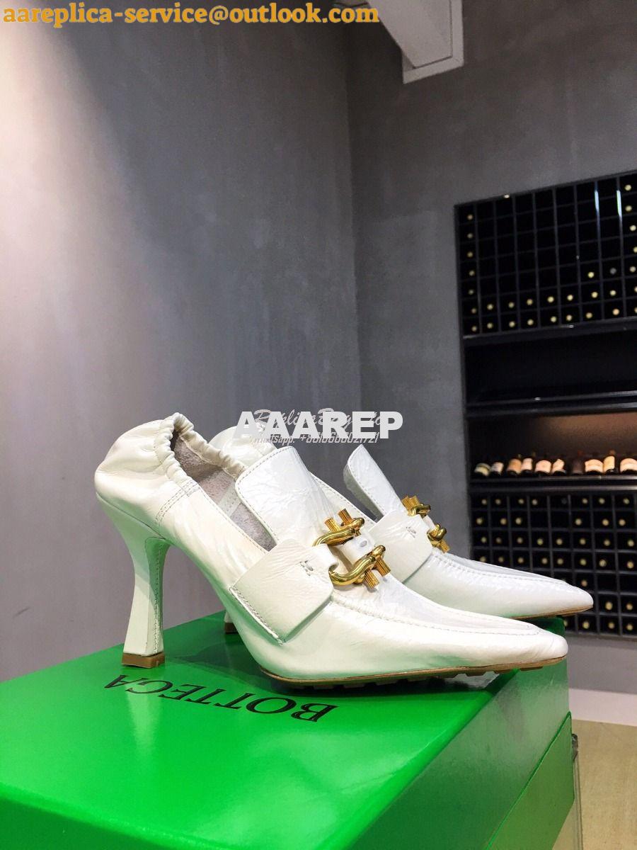 Replica Bottega Veneta BV Madame Pumps 651359 White 3 Replica Bottega Veneta BV Madame Pumps 651359 White 3