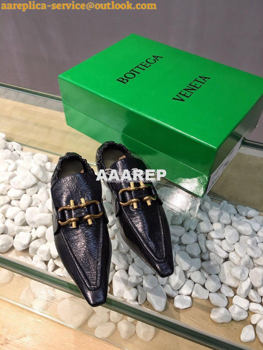 Replica Bottega Veneta BV Madame Loafers 651352 Black 2 Replica Bottega Veneta BV Madame Loafers 651352 Black 2