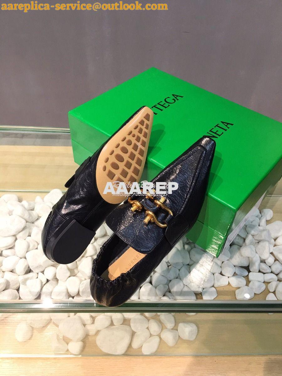 Replica Bottega Veneta BV Madame Loafers 651352 Black 7 Replica Bottega Veneta BV Madame Loafers 651352 Black 7