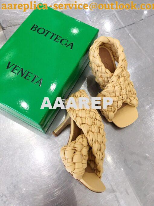 Replica Bottega Veneta BV Criss-Cross Board Sandals 632507 Butter 5