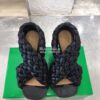 Replica Bottega Veneta BV Criss-Cross Board Sandals 632507 Black