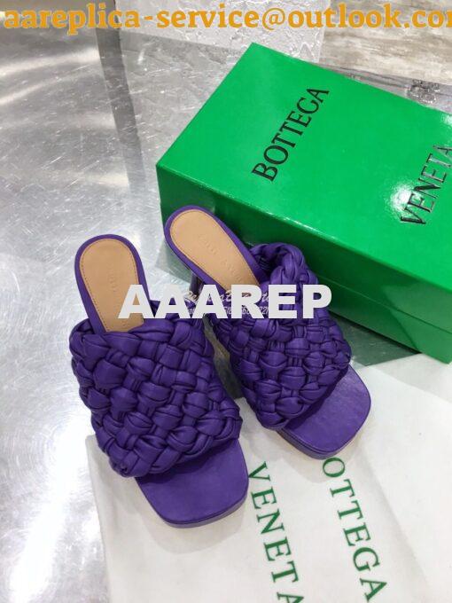 Replica Bottega Veneta BV Board Sandals 630175 Purple 2