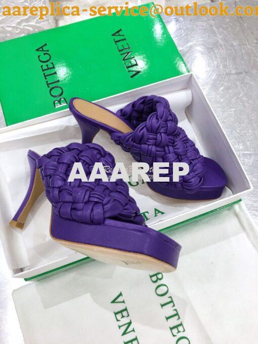 Replica Bottega Veneta BV Board Sandals 630175 Purple 4