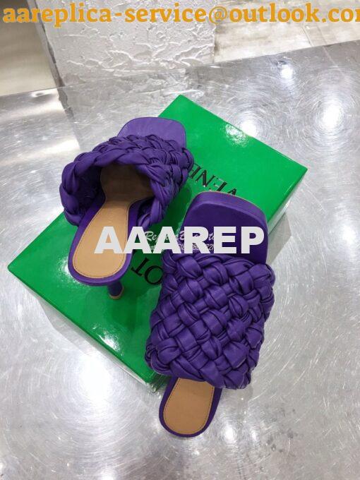 Replica Bottega Veneta BV Board Sandals 630175 Purple 5