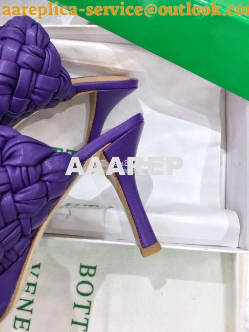 Replica Bottega Veneta BV Board Sandals 630175 Purple 8