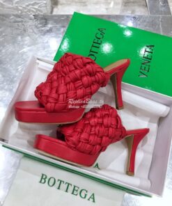 Replica Bottega Veneta BV Board Sandals 630175 Red 2