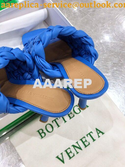 Replica Bottega Veneta BV Board Sandals 630175 Blue 7