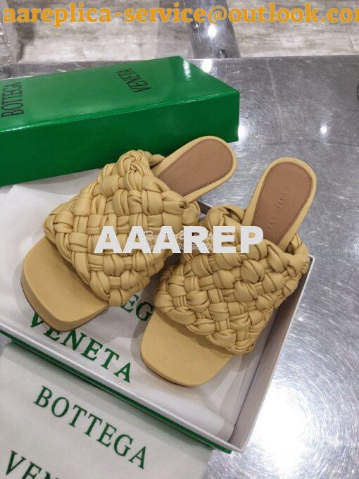 Replica Bottega Veneta BV Board Sandals 630175 Butter 4
