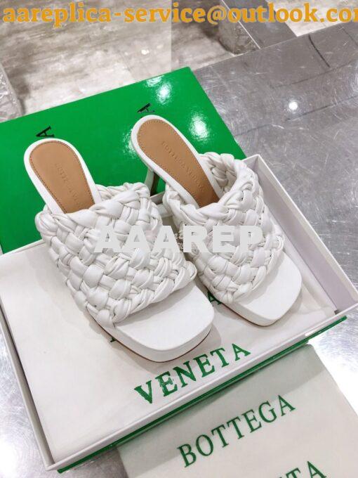 Replica Bottega Veneta BV Board Sandals 630175 White 2
