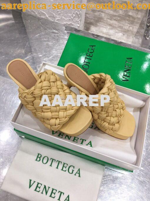 Replica Bottega Veneta BV Board Sandals 630175 Butter 6