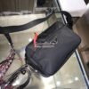 Replica Prada black nylon shoulder bag 1BD118 red 11