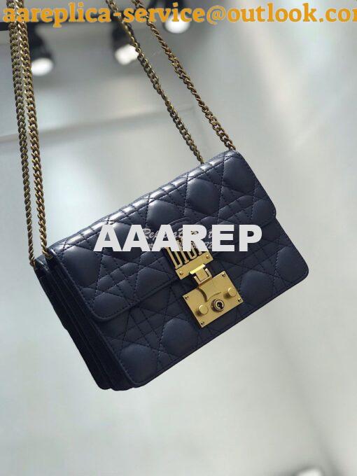 Replica Dior Dioraddict Wallet On Chain Cutch Blue