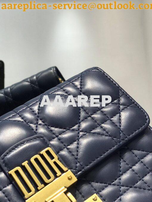 Replica Dior Dioraddict Wallet On Chain Cutch Blue 4