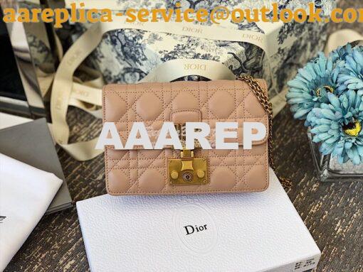 Replica Dior Dioraddict Wallet On Chain Cutch Nude