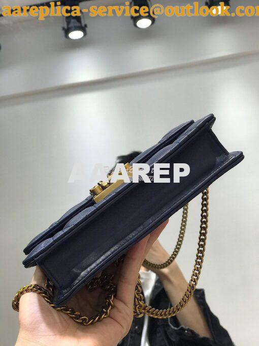 Replica Dior Dioraddict Wallet On Chain Cutch Blue 6