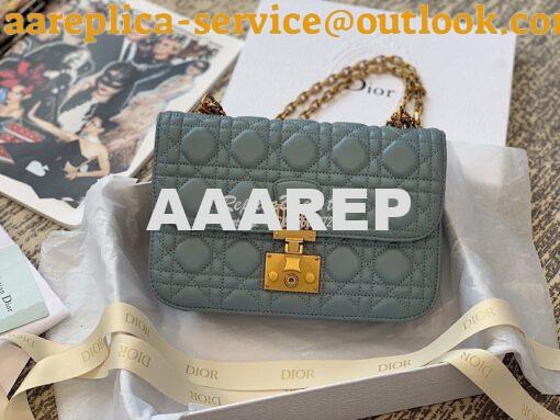 Replica Dior DiorAddict Flap Bag with with Sliding Chain in Cannage La