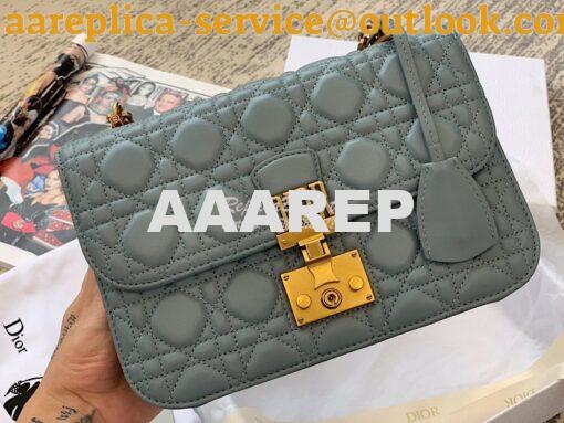 Replica Dior DiorAddict Flap Bag with with Sliding Chain in Cannage La 2