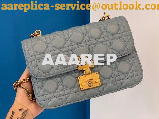Replica Dior DiorAddict Flap Bag with with Sliding Chain in Cannage La 5
