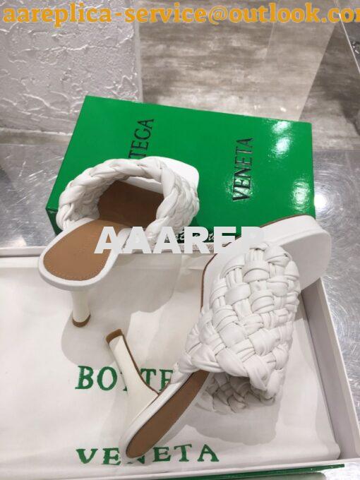 Replica Bottega Veneta BV Board Sandals 630175 White 4