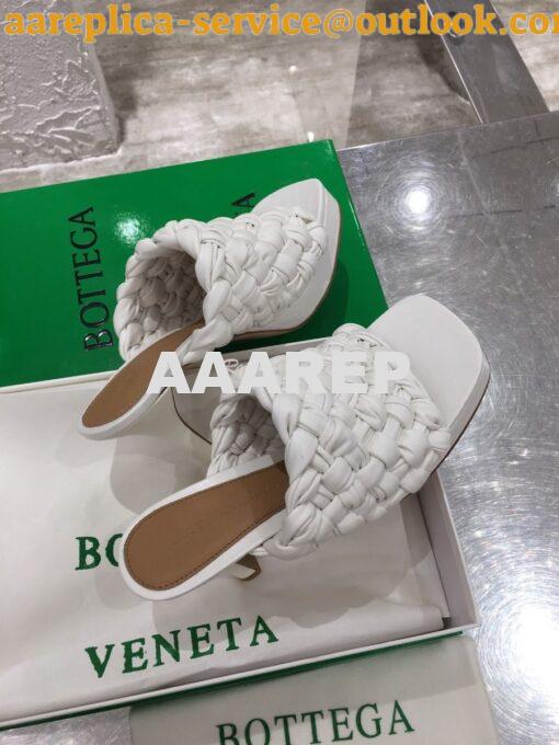 Replica Bottega Veneta BV Board Sandals 630175 White 6