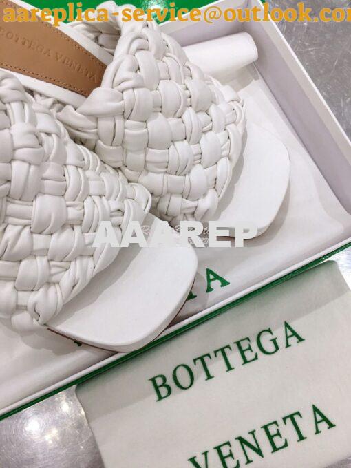 Replica Bottega Veneta BV Board Sandals 630175 White 7