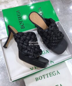 Replica Bottega Veneta BV Board Sandals 630175 Black