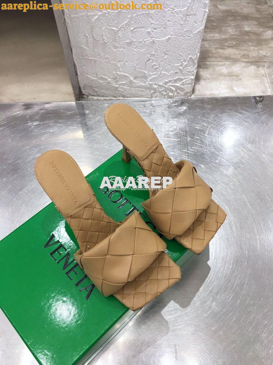 Replica Bottega Veneta BV Lido Sandals Heel 608854 Nude 2 Replica Bottega Veneta BV Lido Sandals Heel 608854 Nude 2