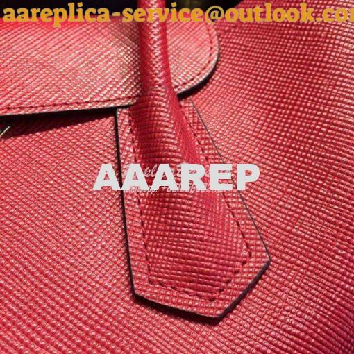 Replica Prada BN2756 BN2775 Saffiano Cuir Red Leather Tote 5
