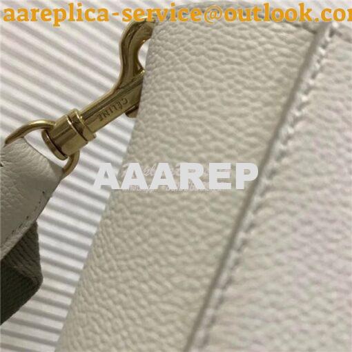 Replica  Celine Small Seau Sangle bag in white soft grained calfskin 5